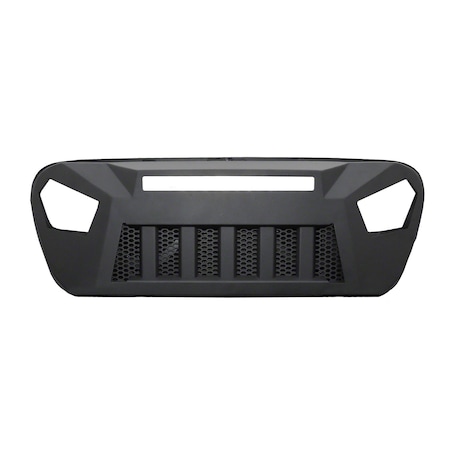 Trailfx TrailFX JL09T; Grille; Replacement; 1 Piece; With LED Light Bar Cutout JL09T